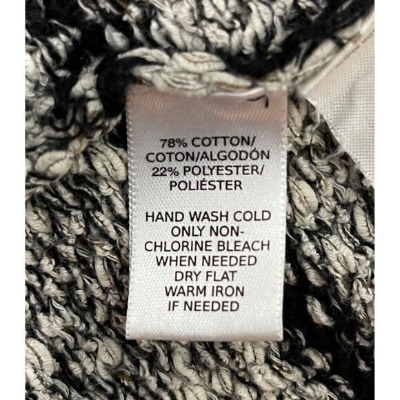 Lou & Grey Women's Gray and Black Striped Cardigan Size Small - Picture 5 of 6